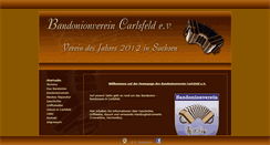 Desktop Screenshot of bandonionverein-carlsfeld.de